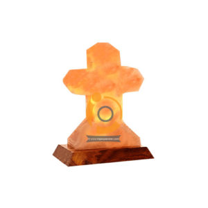 Himalayan Cross 2 Shape Salt Lamp