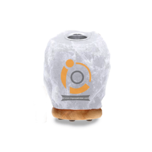 Himalayan Natural Aroma Oil Burner Shape White Salt Lamp