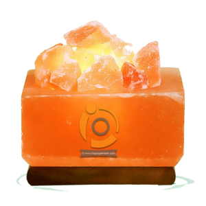 Himalayan Salt Square Fire Bowl With Chunks