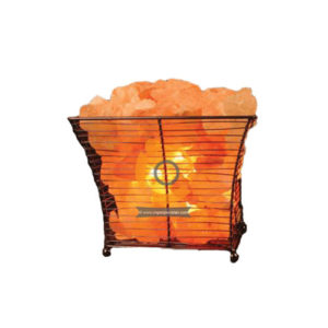 Himalayan Salt Square Wire Shape Iron Basket