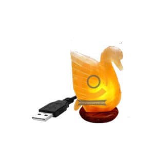 Himalayan Salt Swan Shape Mini Usb Lamp