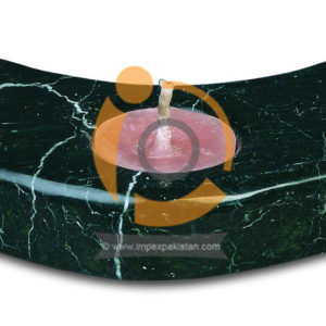 OnyxMarble 3 Hole Candle Holder