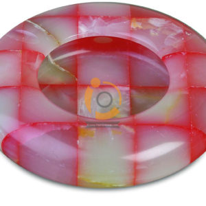 OnyxMarble Ashtray Colored Patchwork