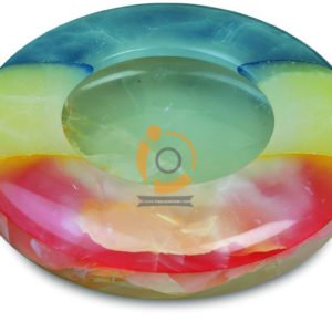 OnyxMarble Ashtray Colored Patchwork