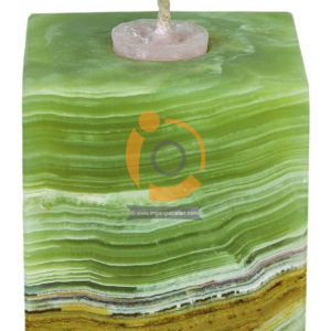 OnyxMarble Cube Shape Candle Holder