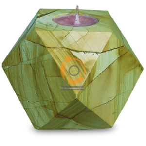 OnyxMarble Diamond Shape Candle Holder