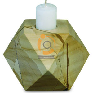 OnyxMarble Diamond Shape Candle Holder