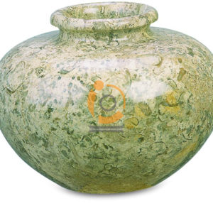 OnyxMarble Half Round Shape Flower Vase