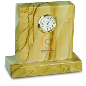 OnyxMarble Square Shape Clock