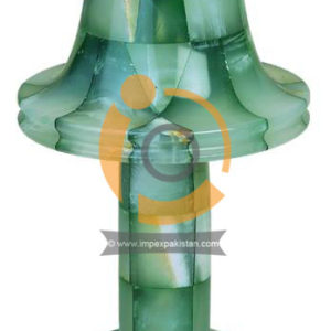 OnyxMarble Table Colored Patchwork Glow Lamps