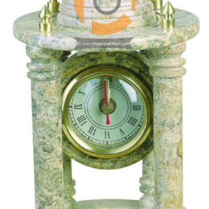 OnyxMarble Temple Shape Clock