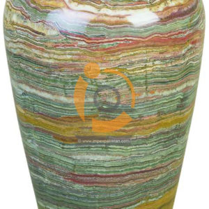 OnyxMarble Traditional Clay Pot Shape Flower Vase